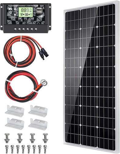 Solarpanel 100w 12v mit - solarpanel,