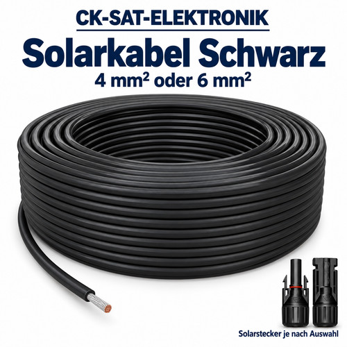 Solarkabel solarleitung 4mm - solarkabel, 4mm²