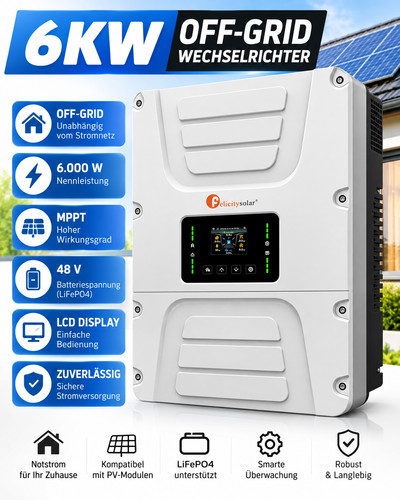 Wechselrichter 6kw 6000w 48v - wechselrichter,