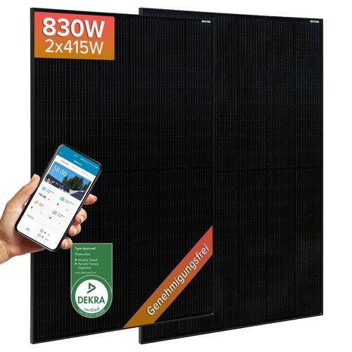 Nuasol balkonkraftwerk 830w - balkonkraftwerk,